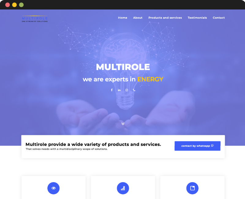 Diseño web Multirole